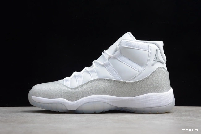 Metallic Air Grey SilverVast 11 WMNS Jordan White AR0715-100 0725